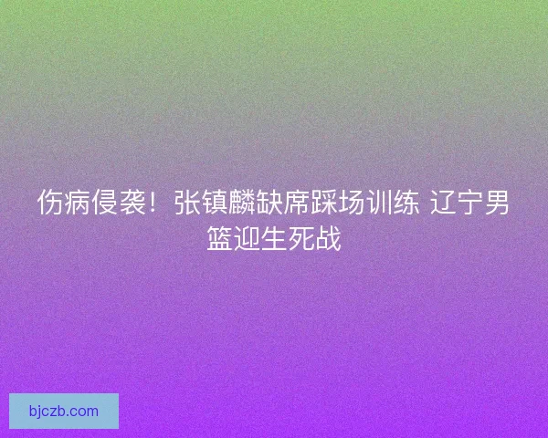 伤病侵袭！张镇麟缺席踩场训练 辽宁男篮迎生死战